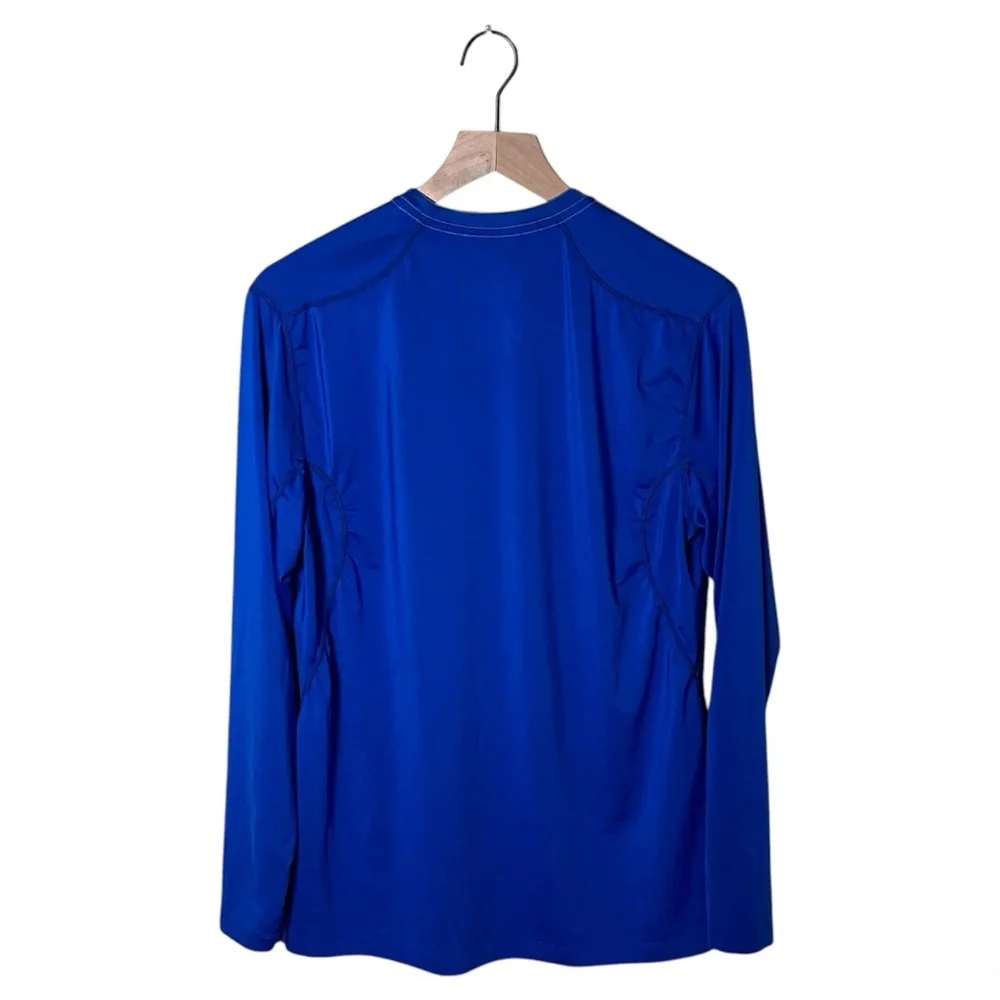 Nike Men's Blue Long Sleeve Shirt, L - Picture 2 of 10